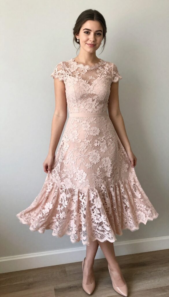 5. The Romantic Lace Fit-and-Flare