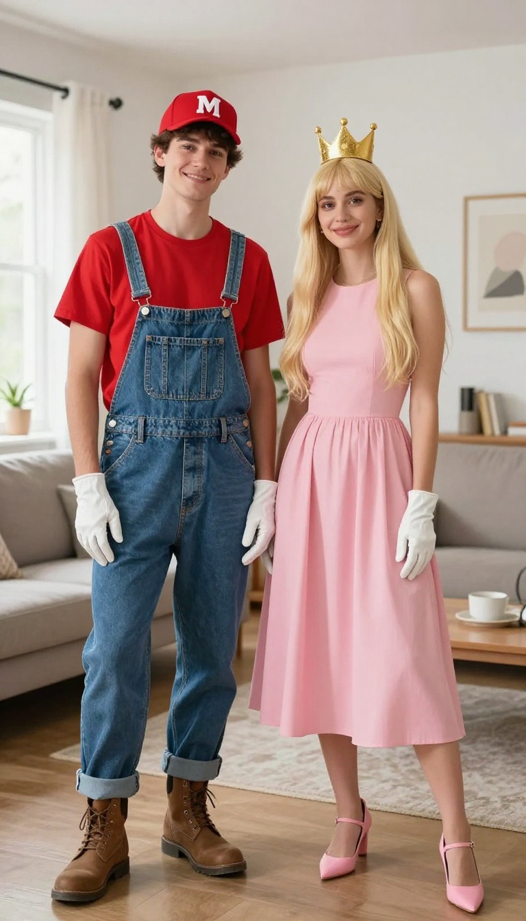 4. Mario and Princess Peach: Video Game Icons