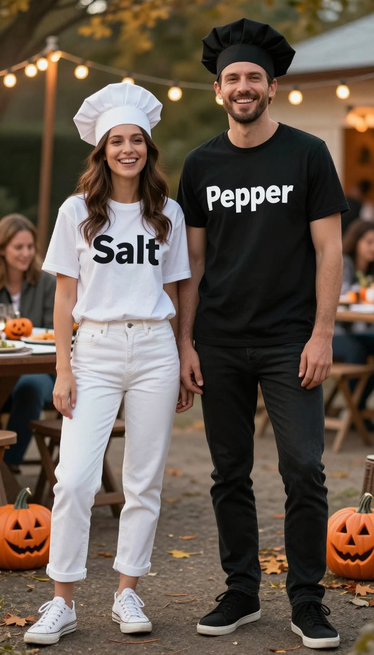4. Punny Food Pairing: Salt and Pepper