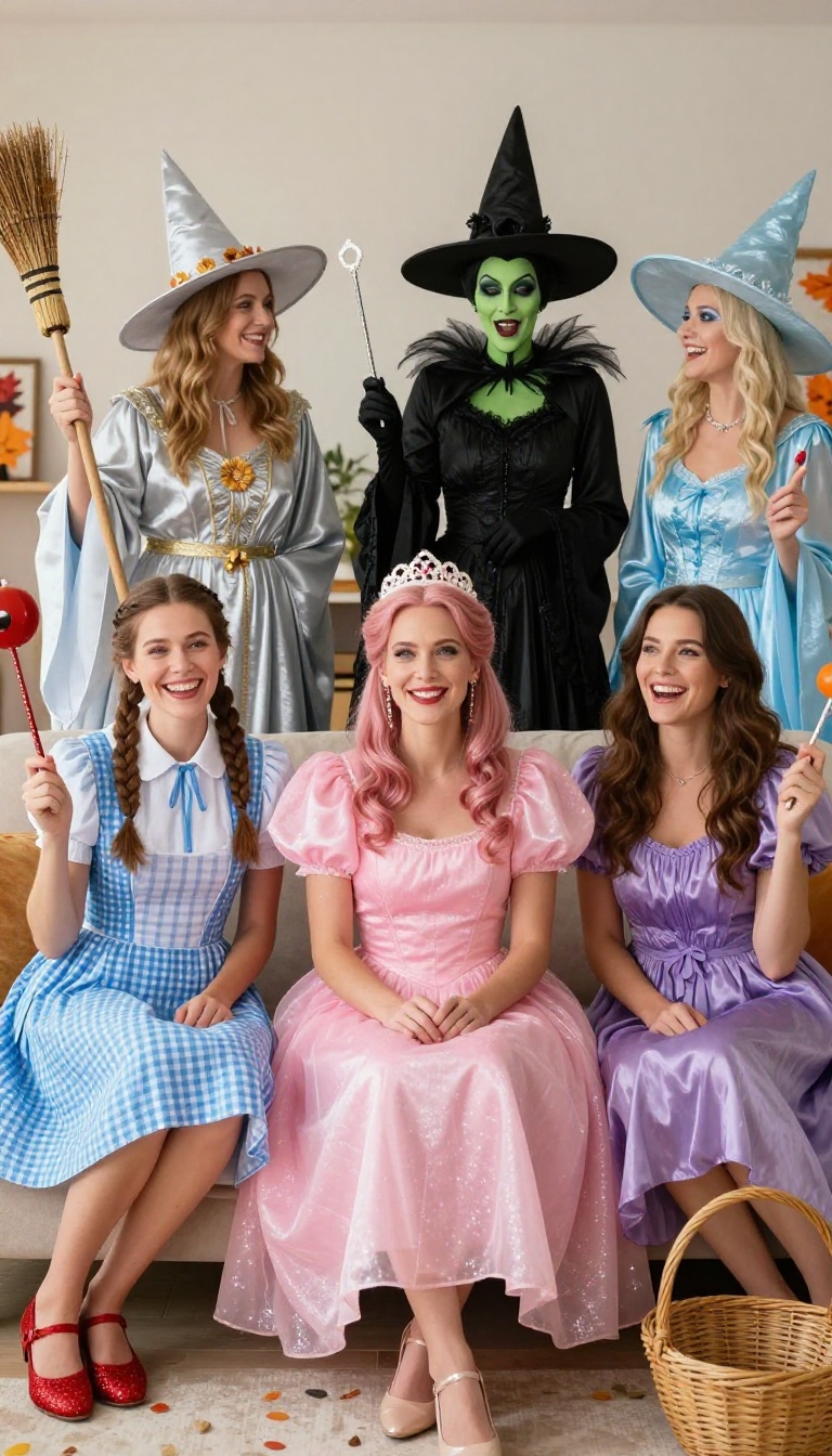 10. The Wizard of Oz: The Four Witches and Dorothy