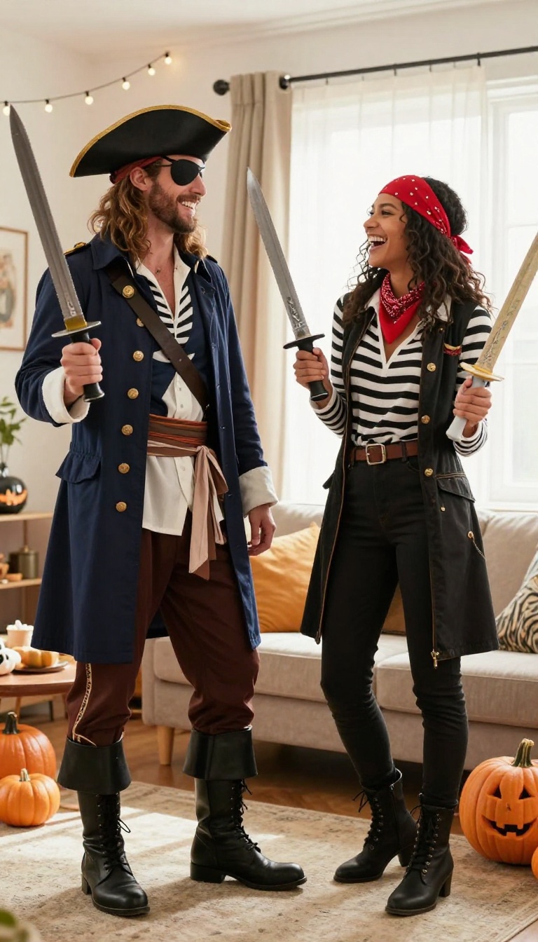 14. Pirate Pair: Captain and First Mate