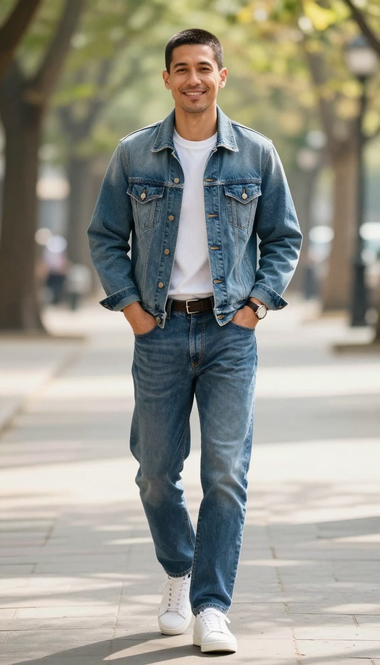 3. Denim on Denim: The Canadian Tuxedo