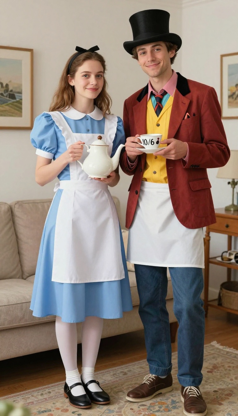 12. Alice in Wonderland and the Mad Hatter