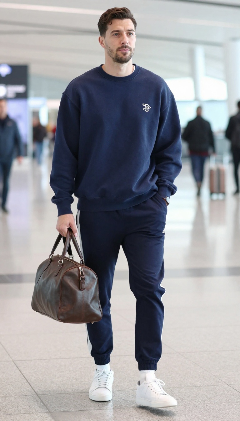 7. Sweatshirt and Track Pants: 80s Streetwear