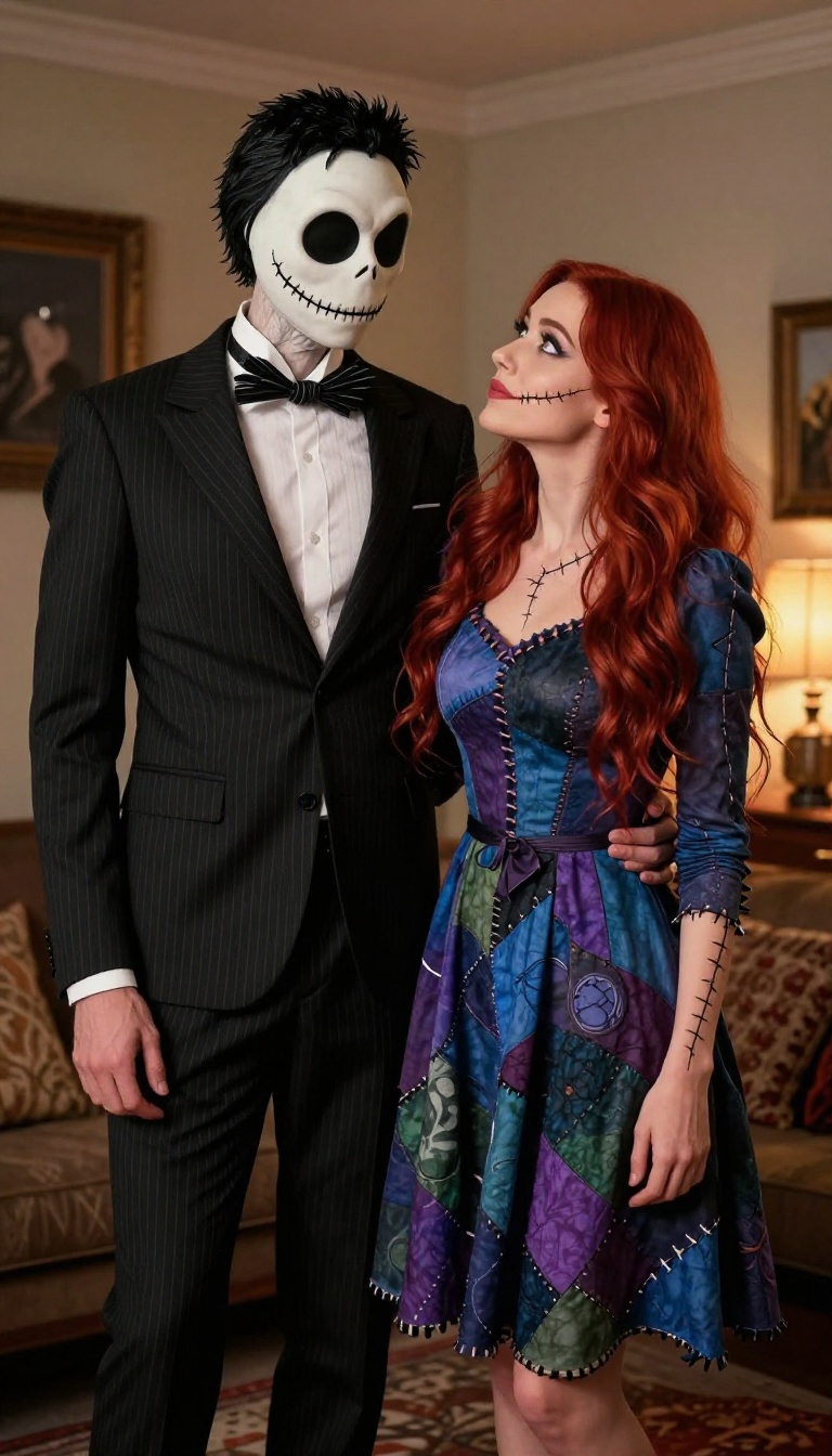 11. Jack and Sally from The Nightmare Before Christmas