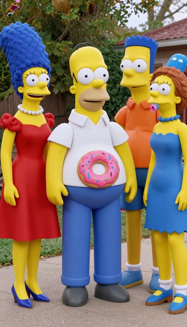13. The Simpsons: Homer, Marge, Bart, Lisa, and Maggie