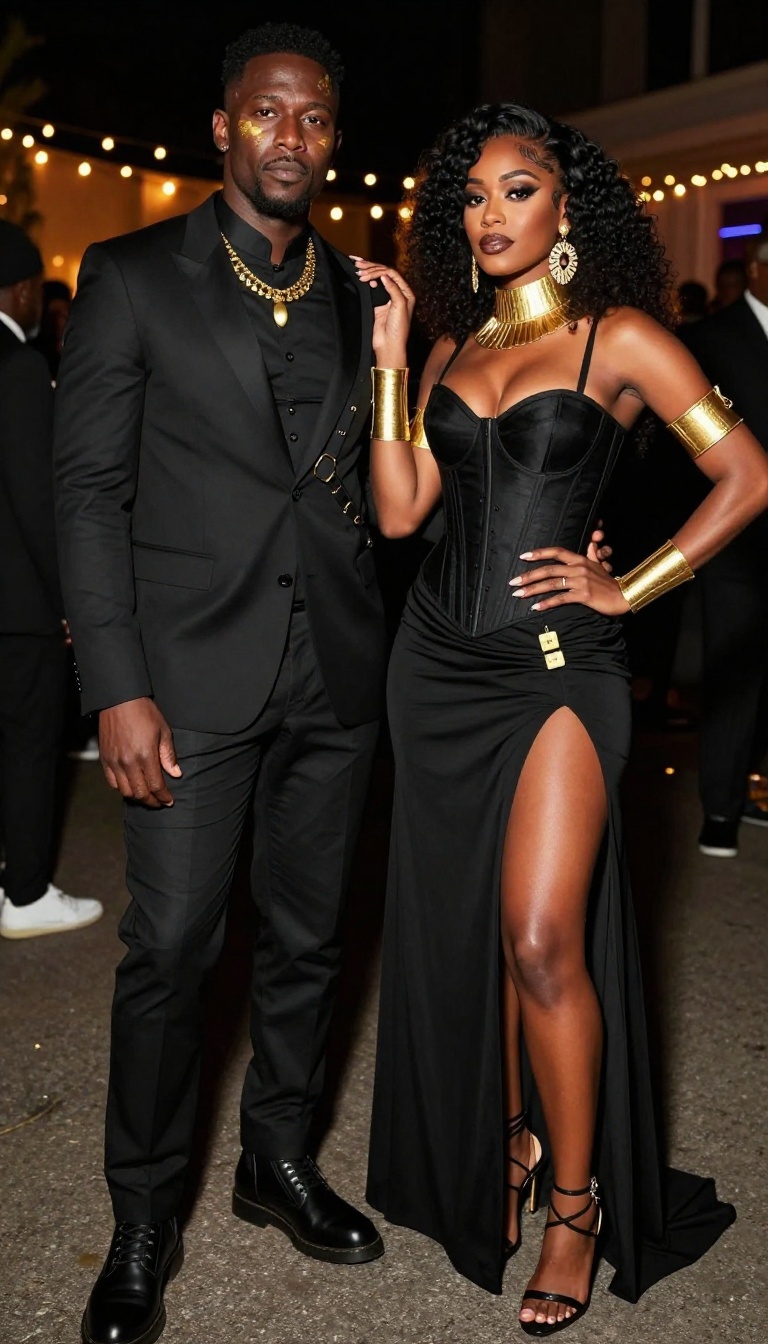 1. The Royal Couple: King & Queen of Wakanda