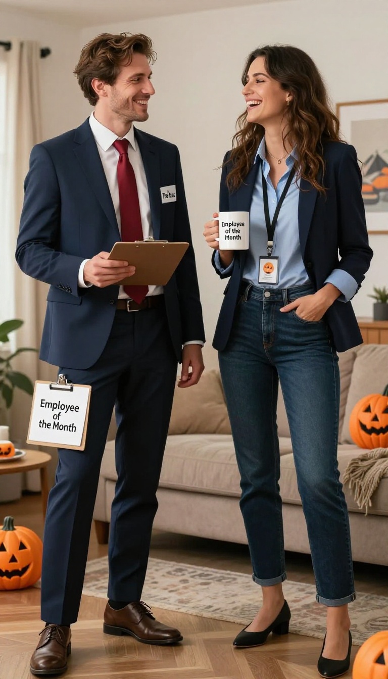 8. Office Prank: The 'Boss' and 'Employee'