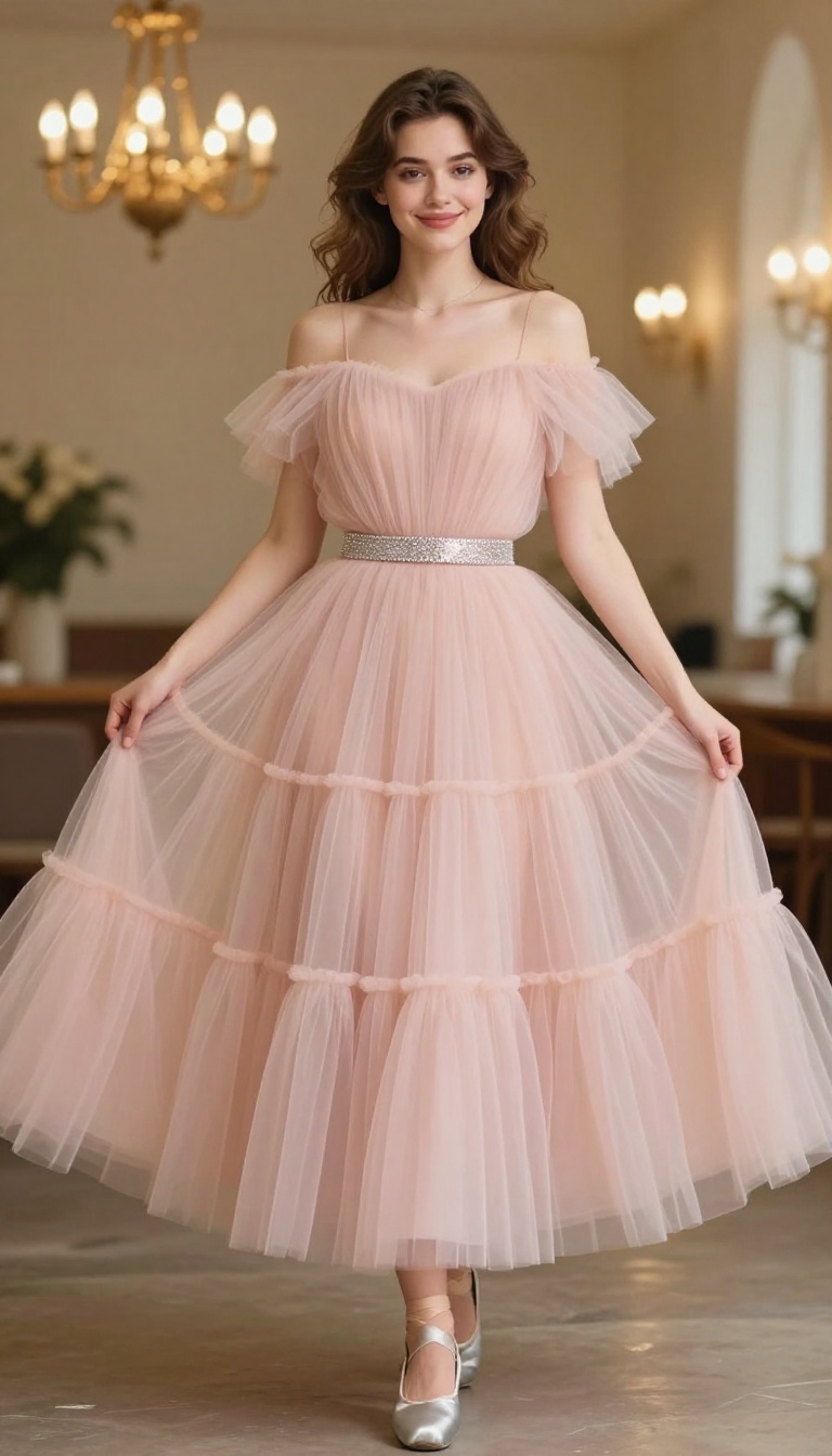 3. Tulle and Taffeta: Princess Vibes