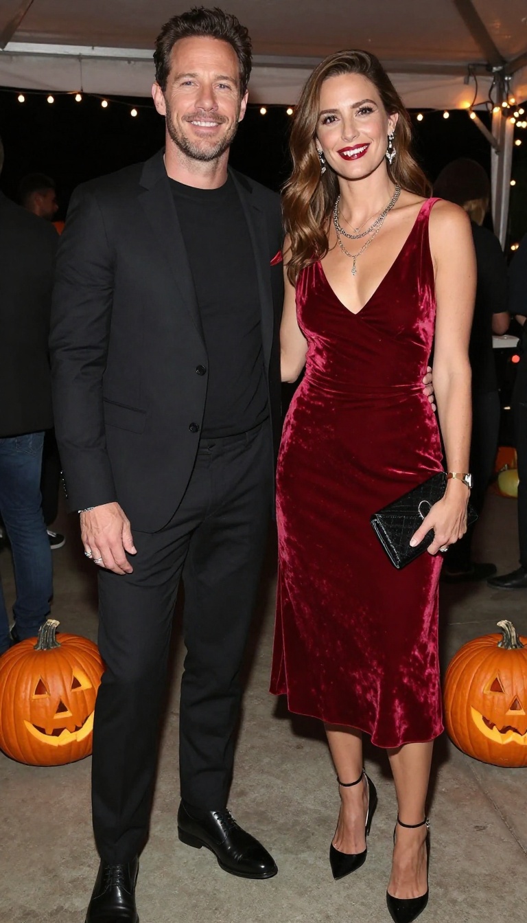 1. Classic Vampire Couple with a Modern Twist