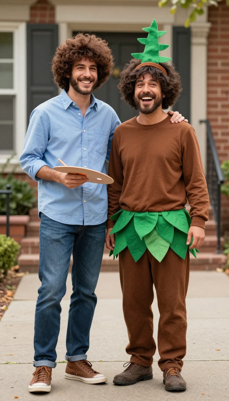 2. Bob Ross and a Happy Little Tree