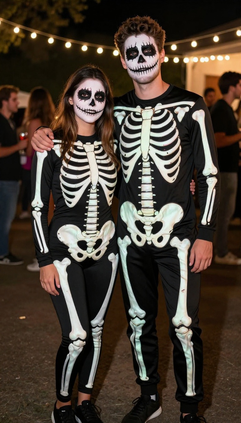 7. Skeleton Couple
