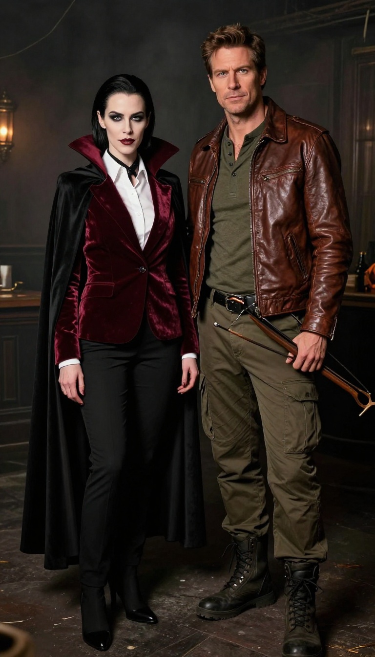 1. The Classic Horror Duo: Vampire and Vampire Hunter