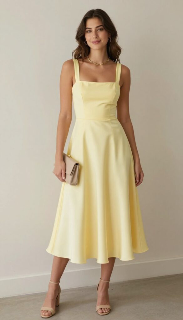 1. Classic A-Line in Butter Yellow