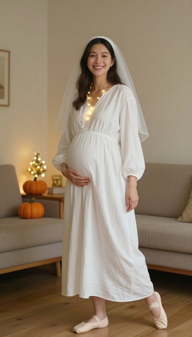 4. The Glowing Ghost: A Soft and Ethereal Option