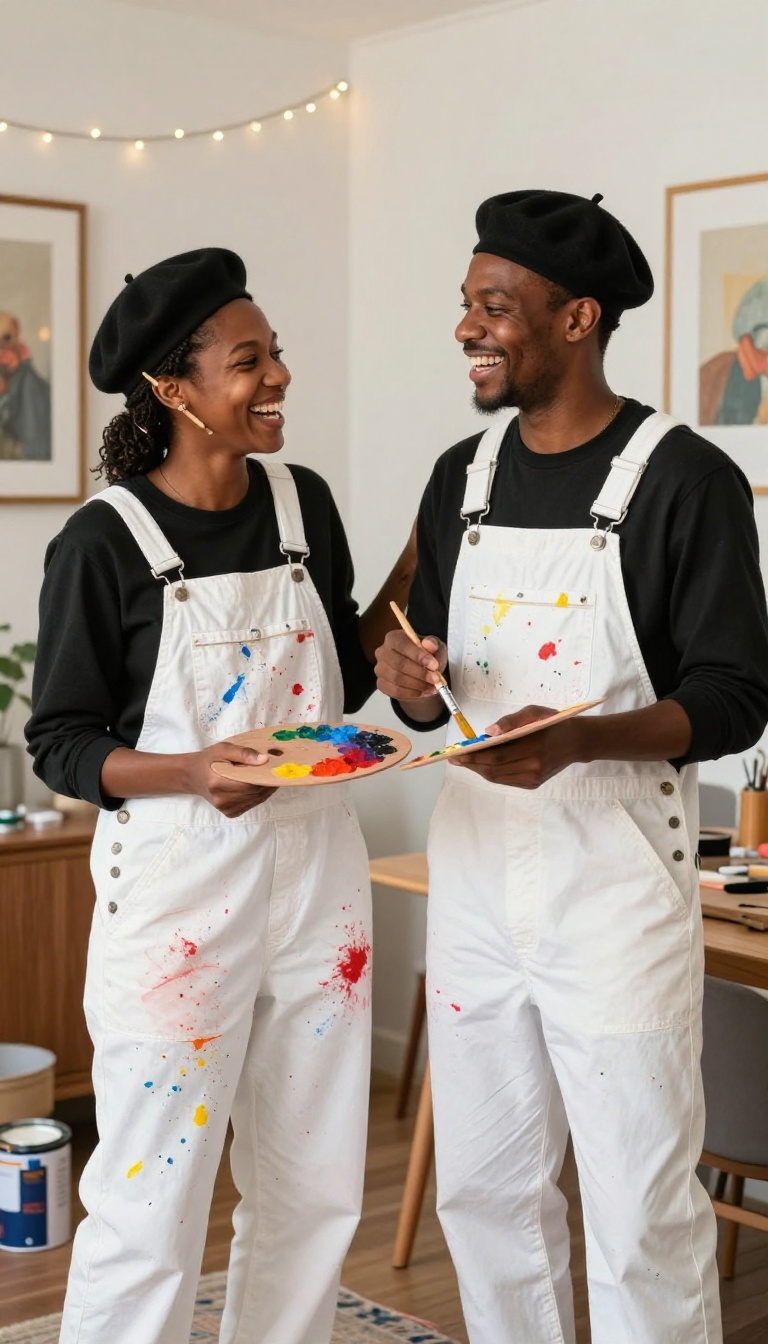 4. Artistic Duo: Painters with a Twist
