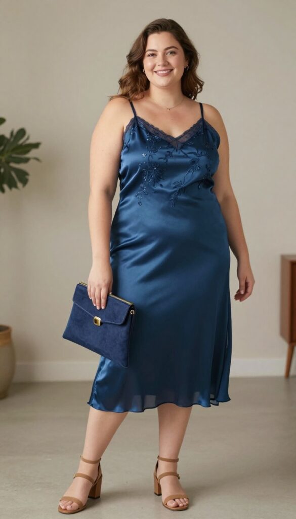 10. Slip Dress with a Sheer Overlay