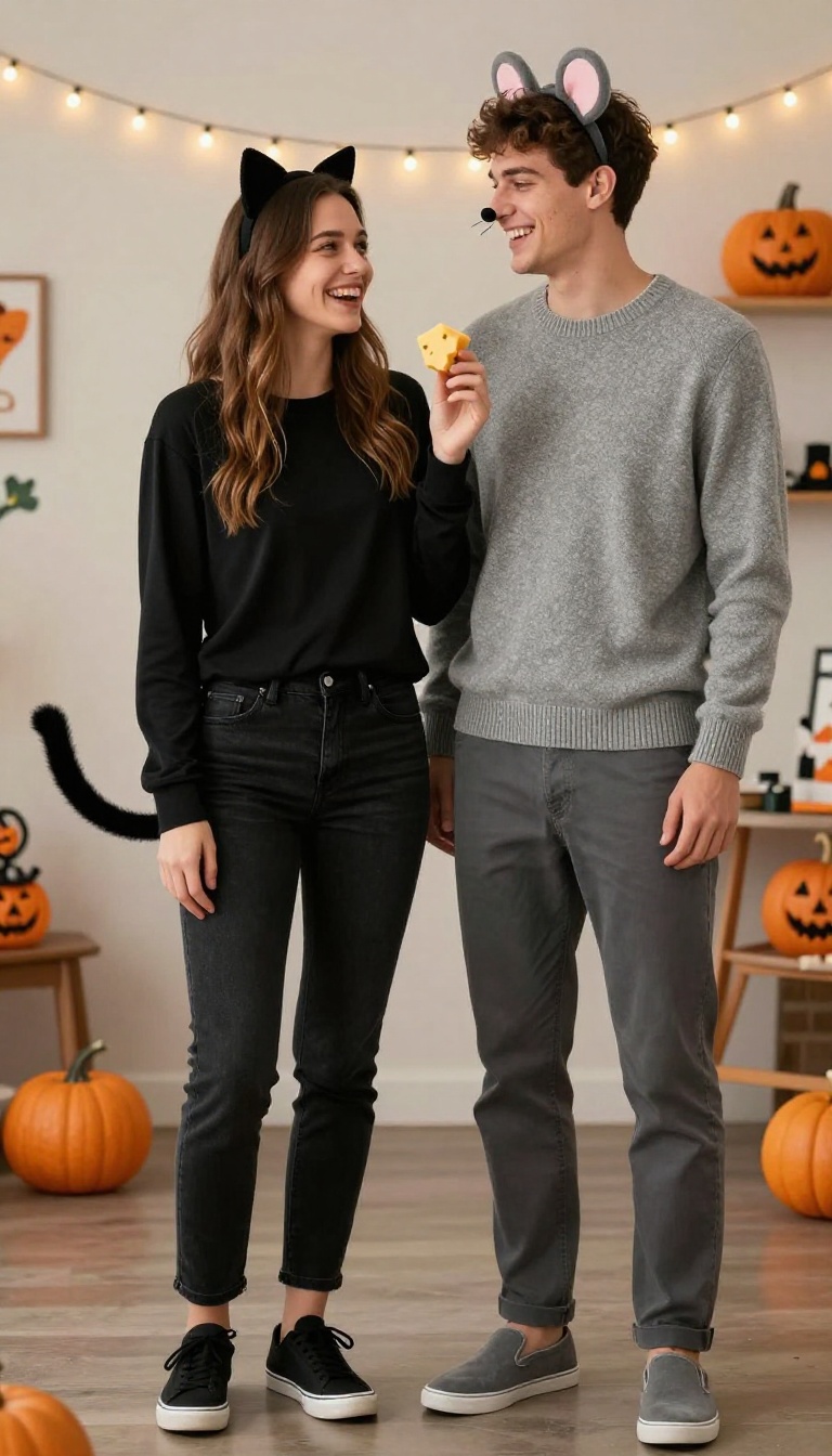 9. Animal Pair: Cat and Mouse
