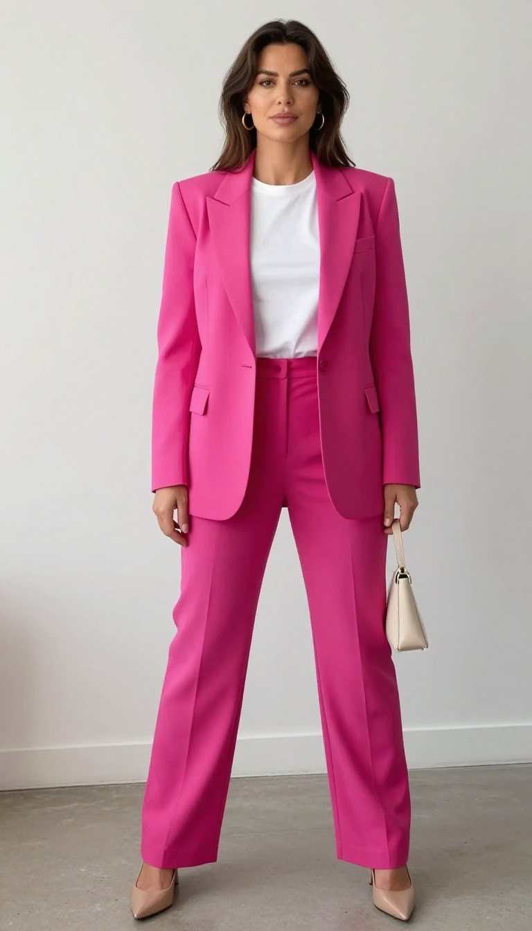 1. Power Suit with a Modern Twist