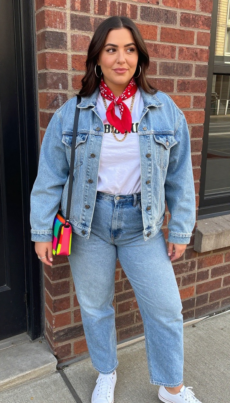 3. Denim on Denim: The Canadian Tuxedo Gets an 80s Upgrade
