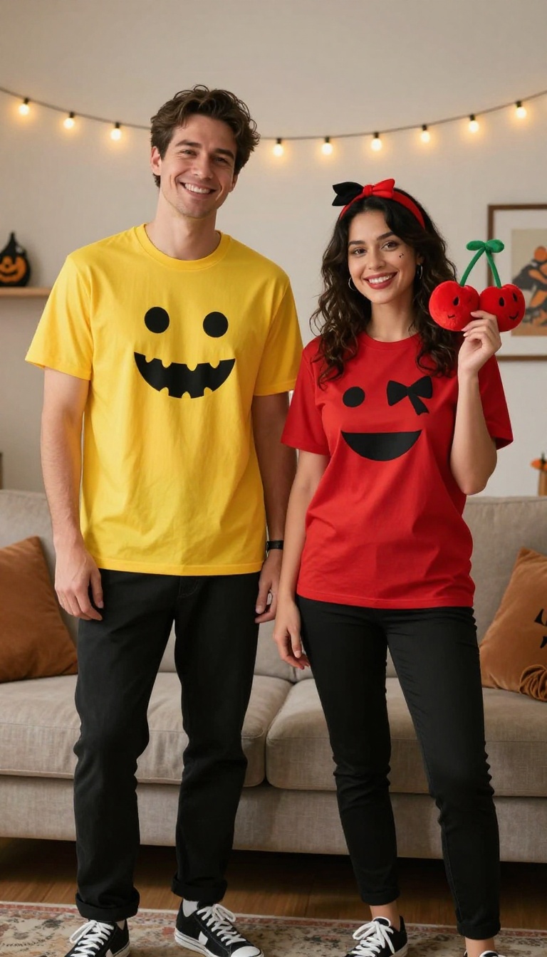 1. Retro Arcade Icons: Pac-Man and Ms. Pac-Man