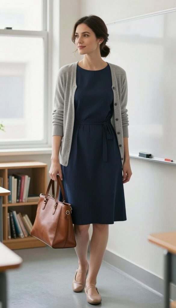 11. The Dress and Cardigan Classic