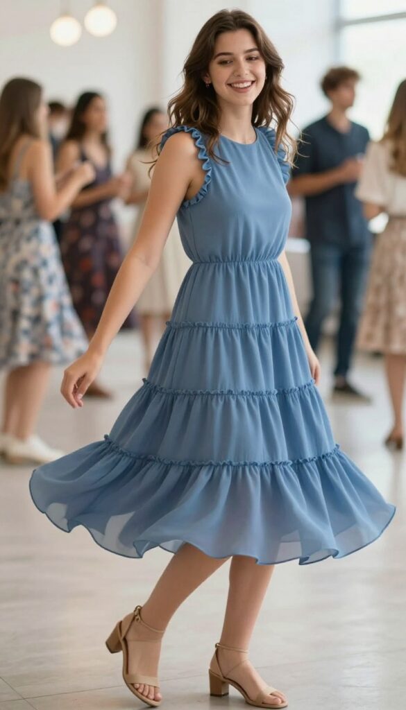 12. The Tiered Ruffle Dress