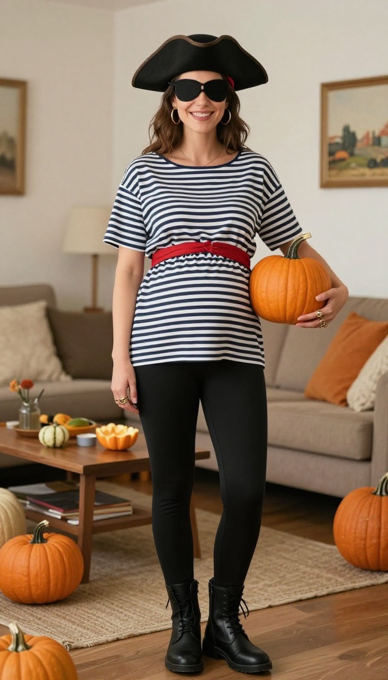 5. The Pregnant Pirate: A Swashbuckling and Comfy Ensemble