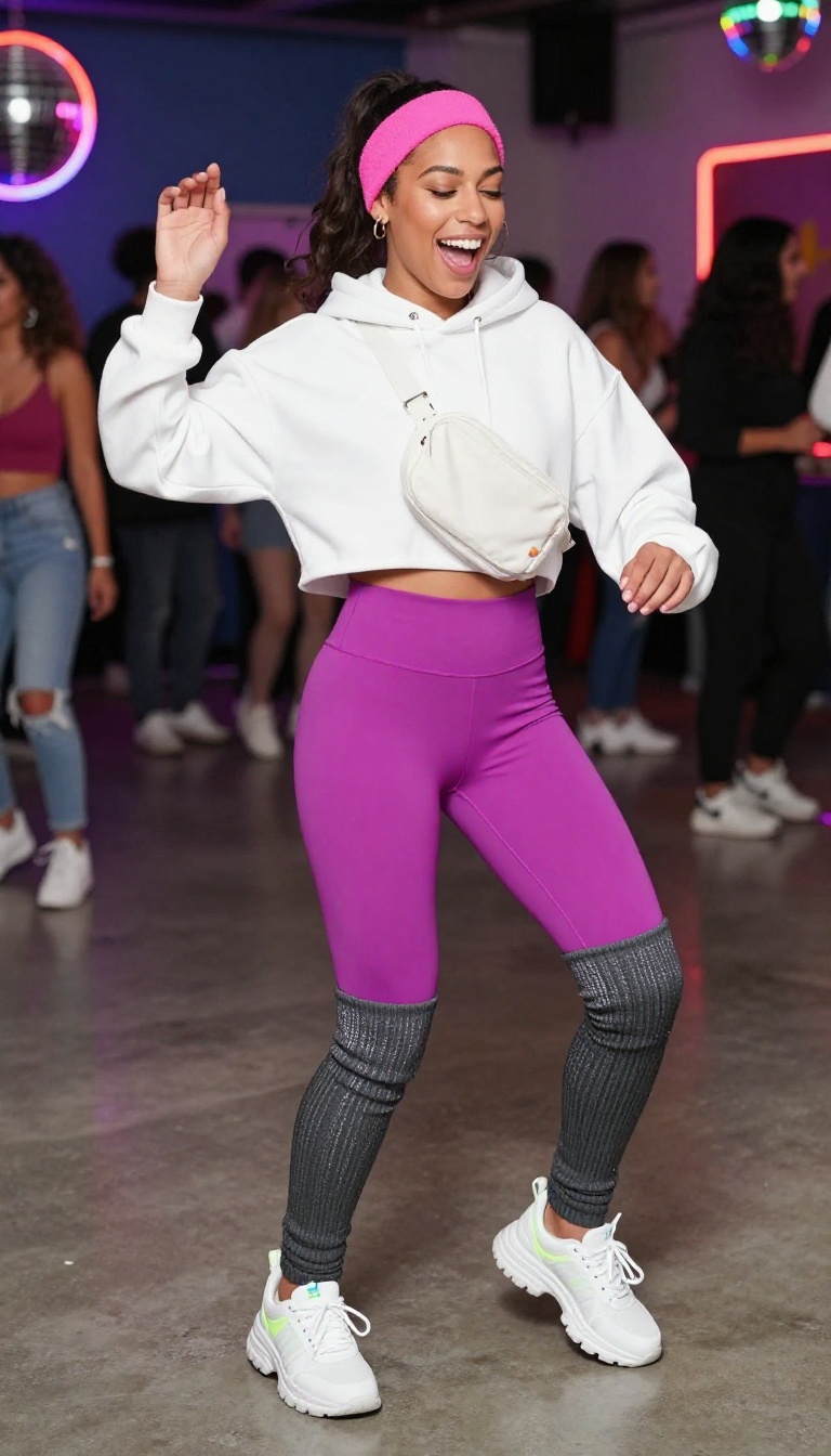 6. Workout to Party: Leg Warmers and Leotards