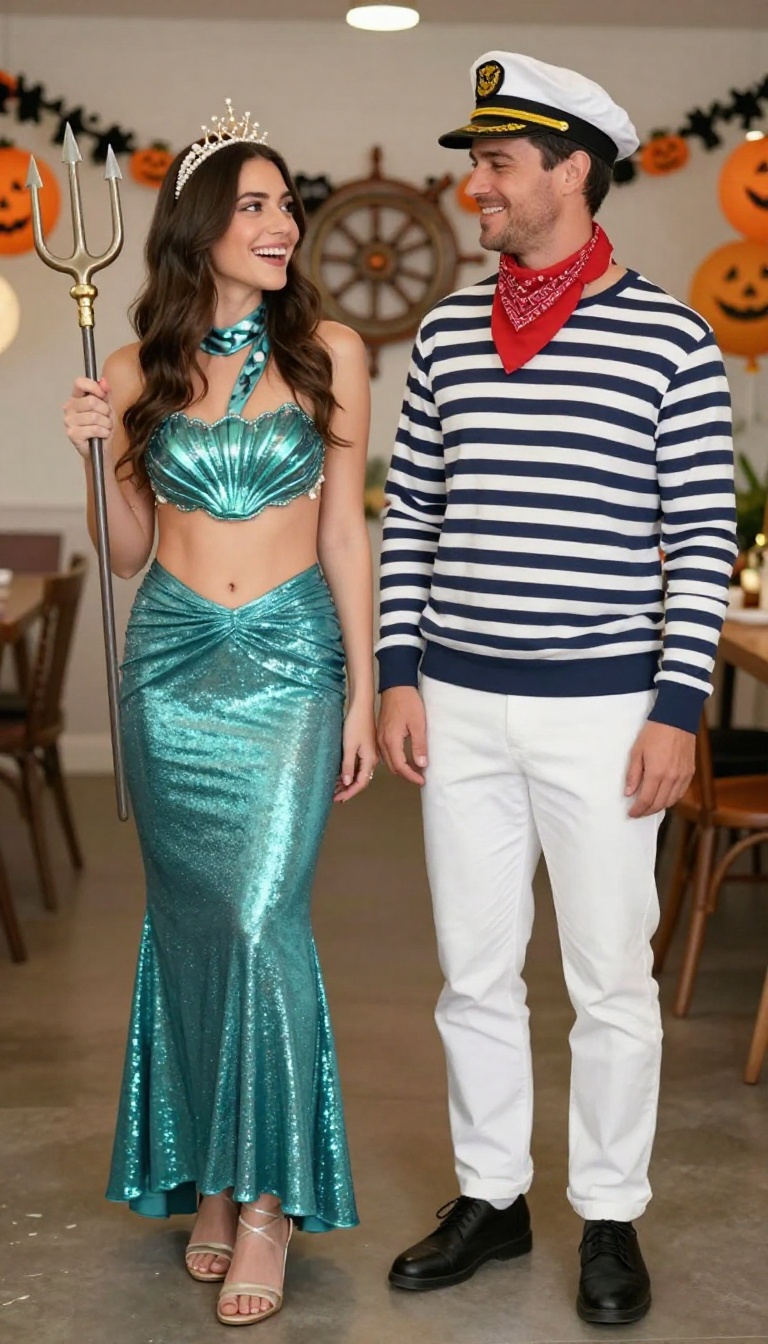 10. Mythical Creatures: Mermaid and Sailor