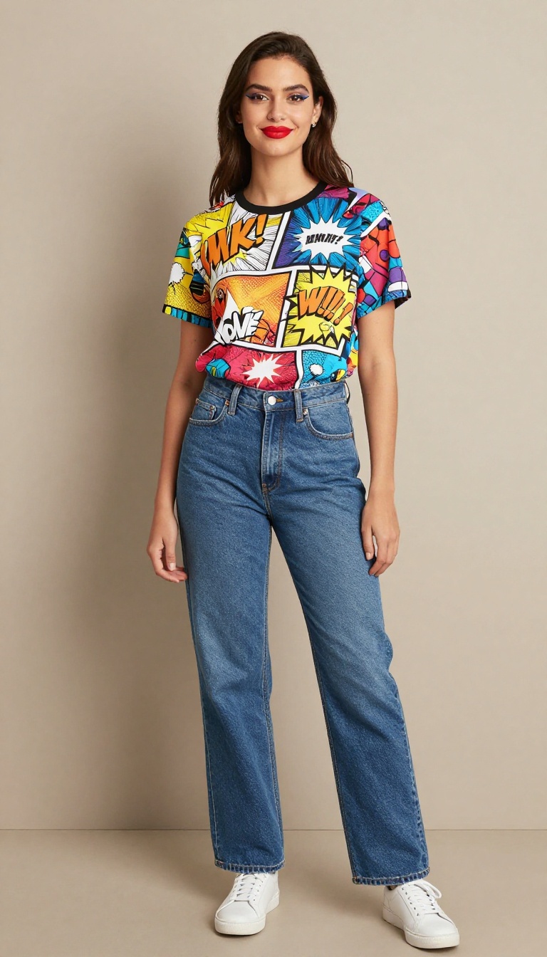 7. Pop Art Comic Heroine