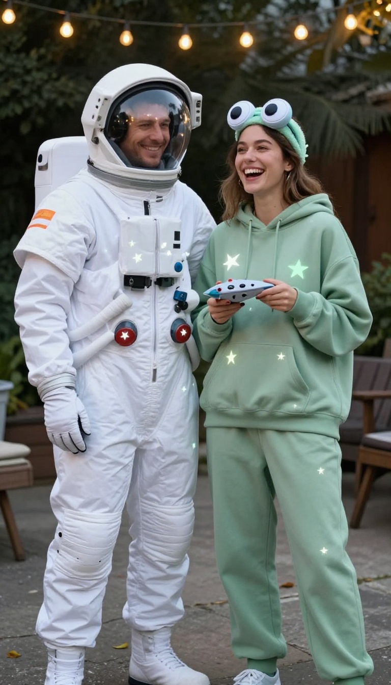 15. Astronaut and Alien: Out of This World