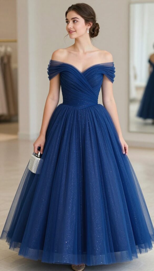 10. Ball Gown with Shimmering Layers