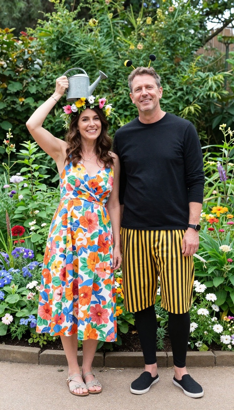 8. Garden Duo: Bee & Flower