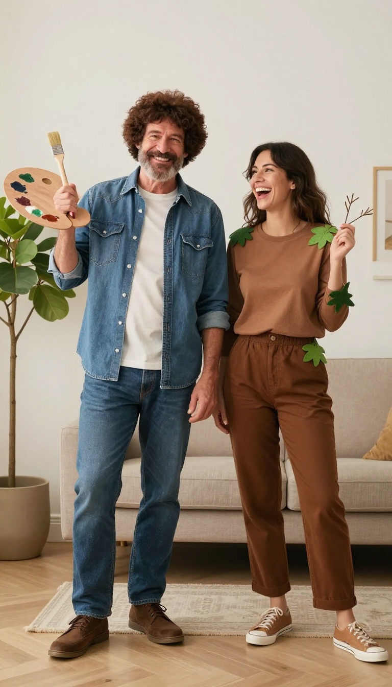 2. Bob Ross and a Happy Little Tree