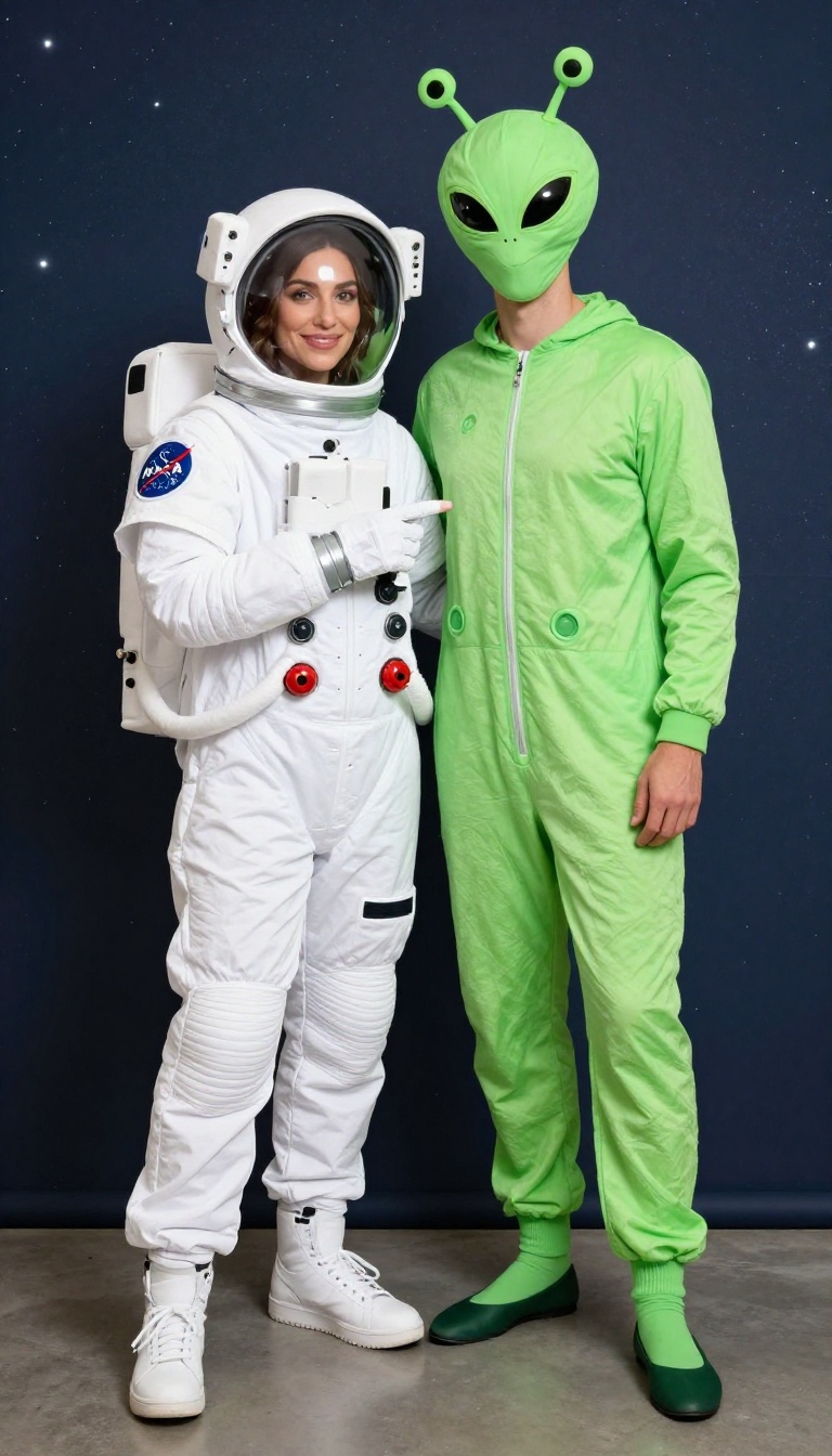 14. Space Explorers: Astronaut & Alien