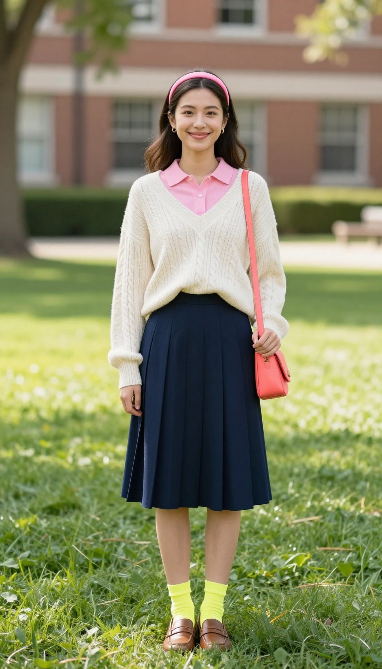 2. Preppy with a Twist