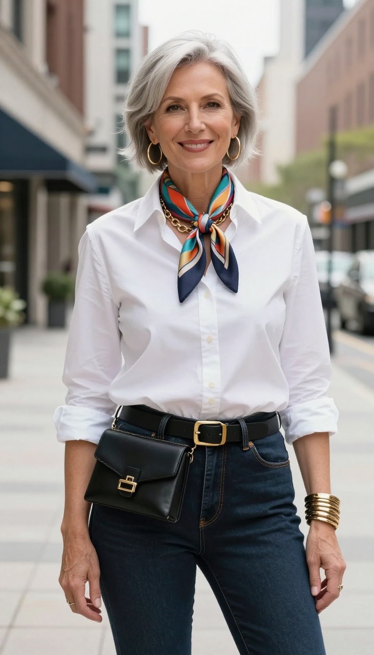 11. The Accessory Twist: Belt Bag & Chunky Jewelry