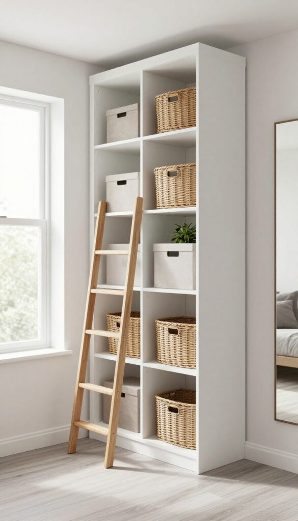 6. Vertical Storage to Maximize Space idea