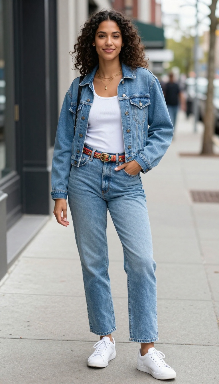 2. Denim on Denim with a Modern Fit