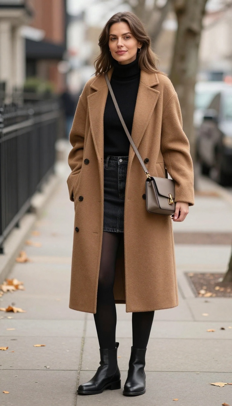 12. Turtleneck and Midi Coat