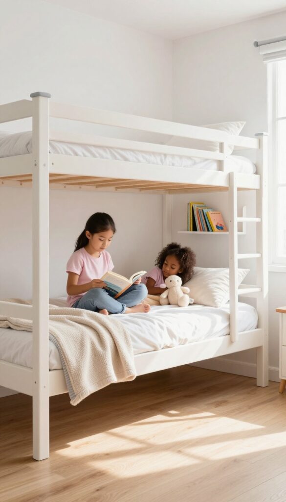 9. Bunk Beds With a Cozy Reading Nook idea