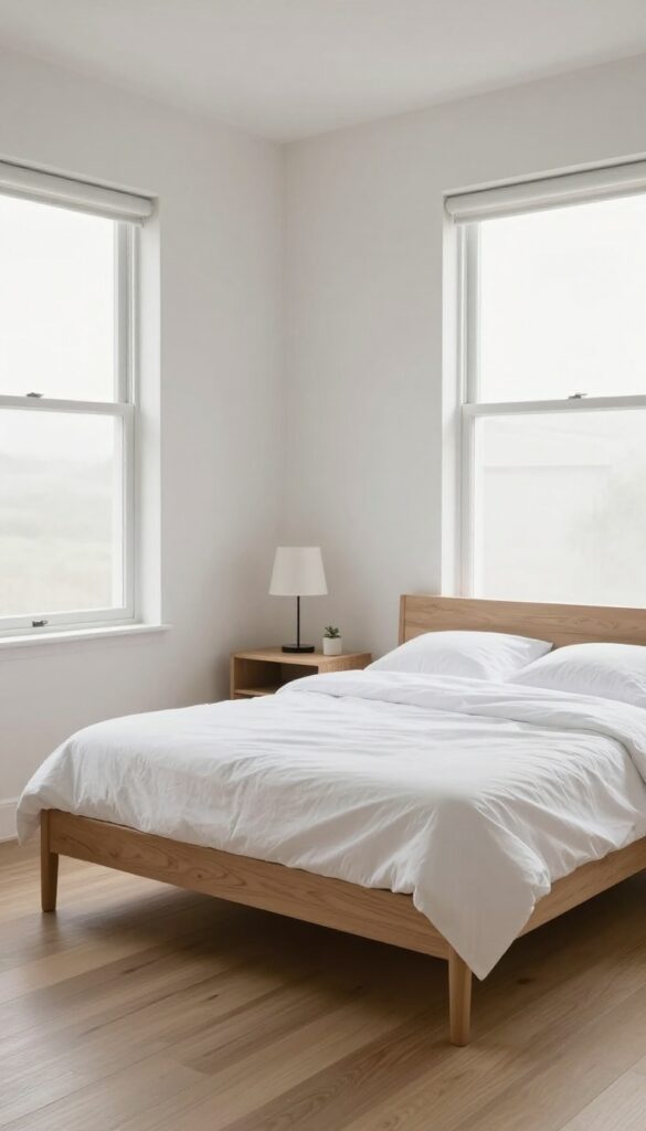 8. Simplify Nightstand Placement idea