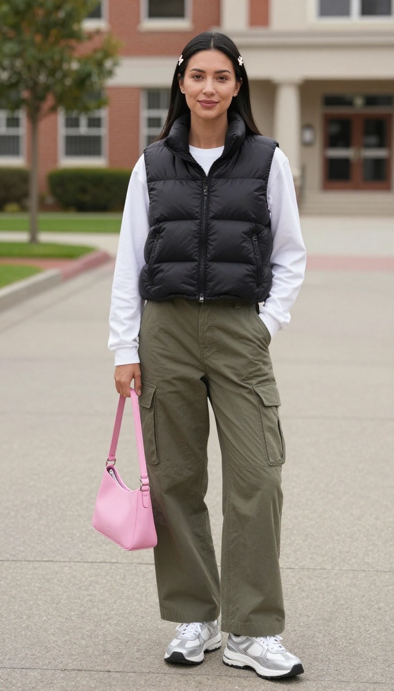 7. Baby Phat-Style Puffer Vest