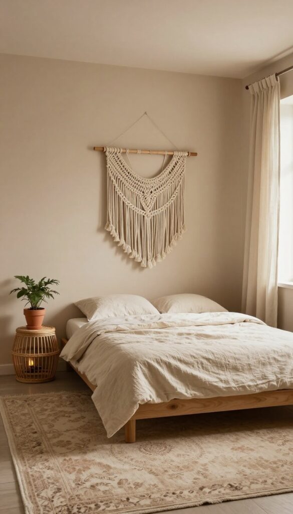 2. Warm Neutral Walls With Subtle Earthy Depth idea