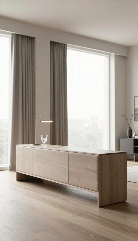 2. Oversized Headboard That Anchors the Room idea
