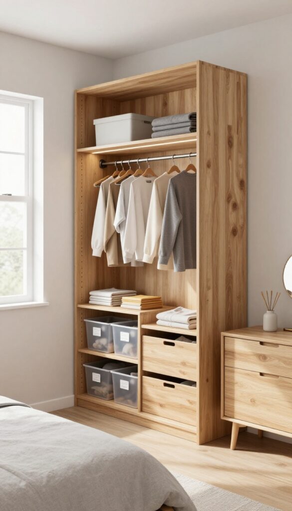 6. Smart Closet Organization idea