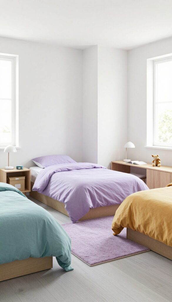 2. Color-Coded Zones Without Painting the Walls Three Times idea