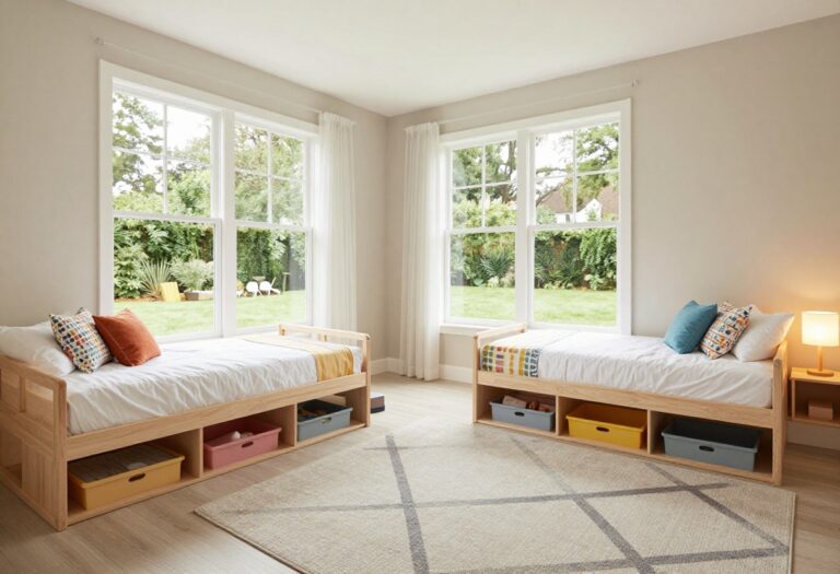 7 Smart Bedroom Ideas for 2 Kids to Share featured image