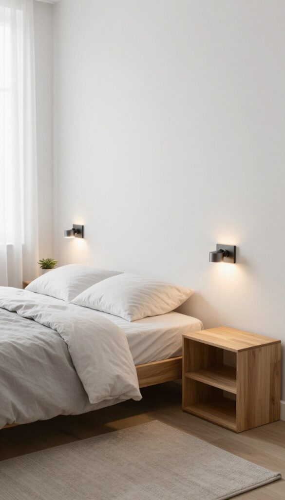 3. Use Wall-Mounted Lighting Instead of Lamps idea